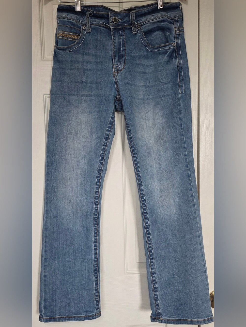 Montero Modern Boot Cut Men's Light Blue Straight Leg Jeans